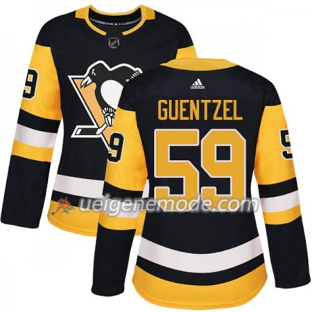 Dame Eishockey Pittsburgh Penguins Trikot Jake Guentzel 59 Adidas 2017-2018 Schwarz Authentic